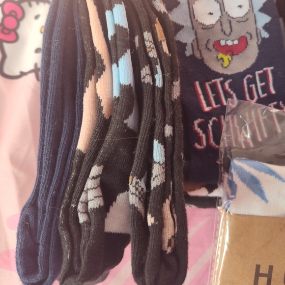 HUF Blue and White Casual Socks - Picture 3 of 3